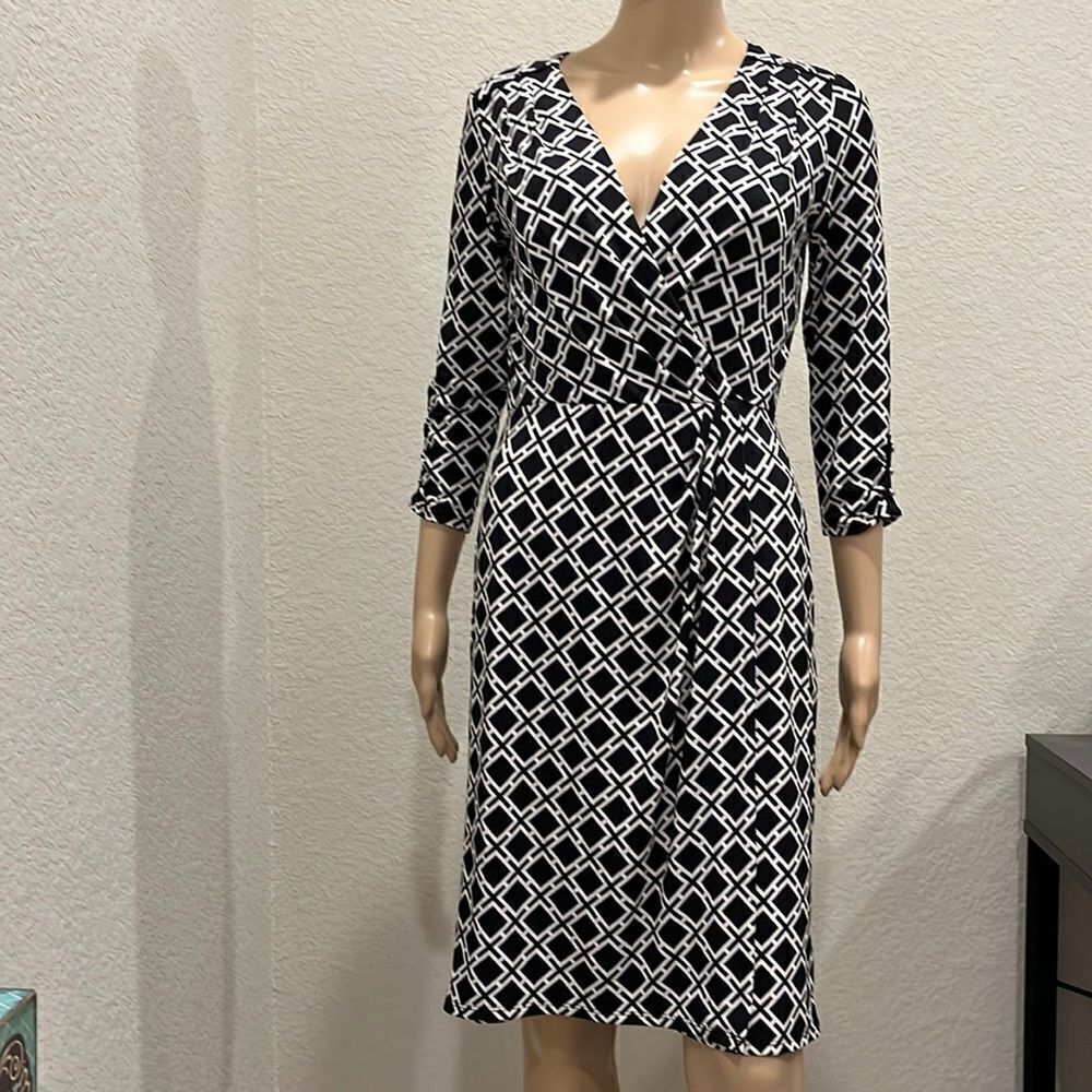 White House Black Market faux wrap dress